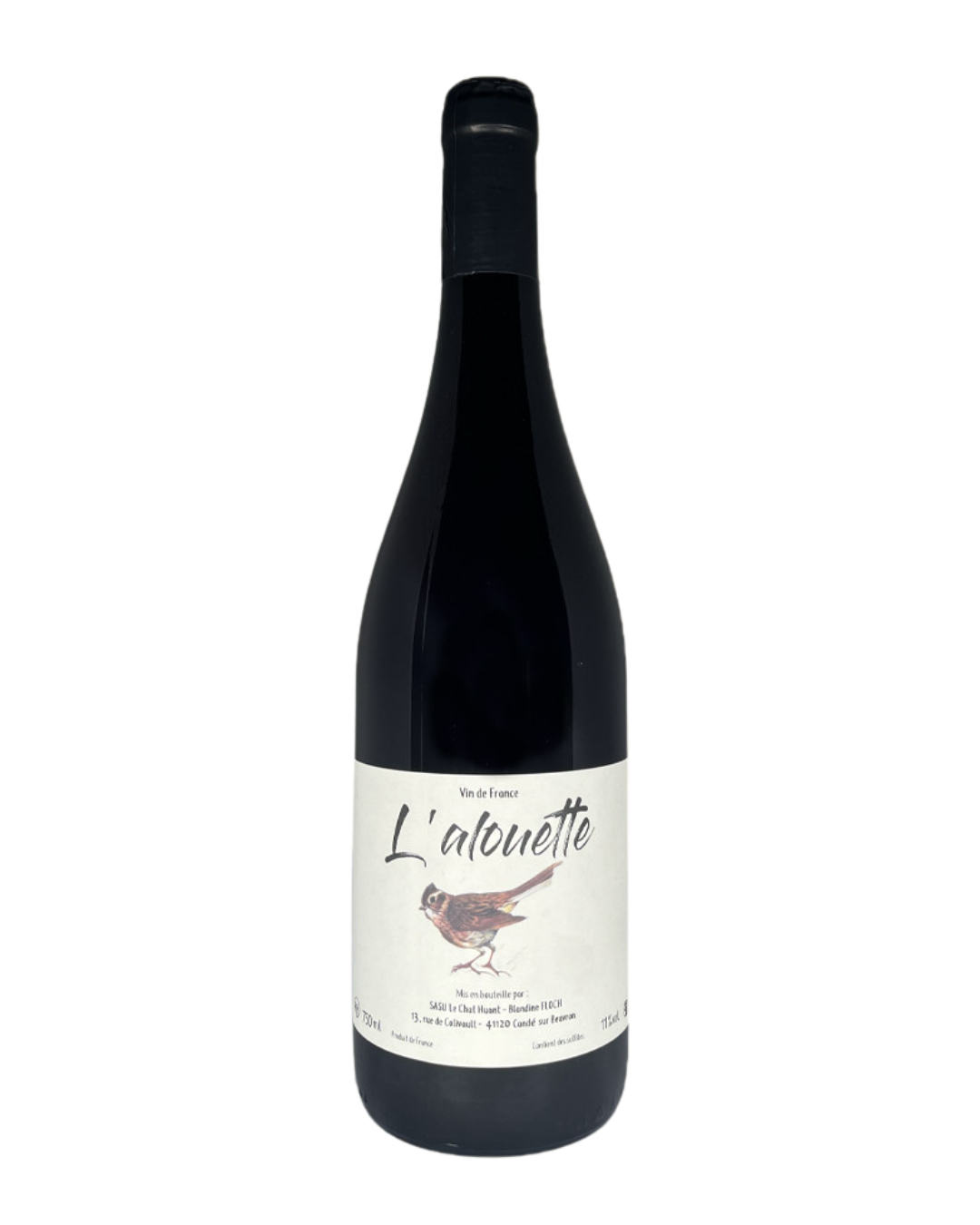 Le Chat Huant Vin de France L'Alouette Grenache Rouge