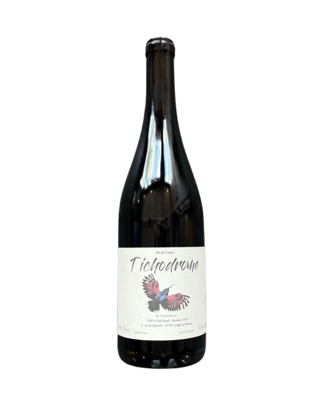 Le Chat Huant Vin de France Trichodrome Côt Rouge