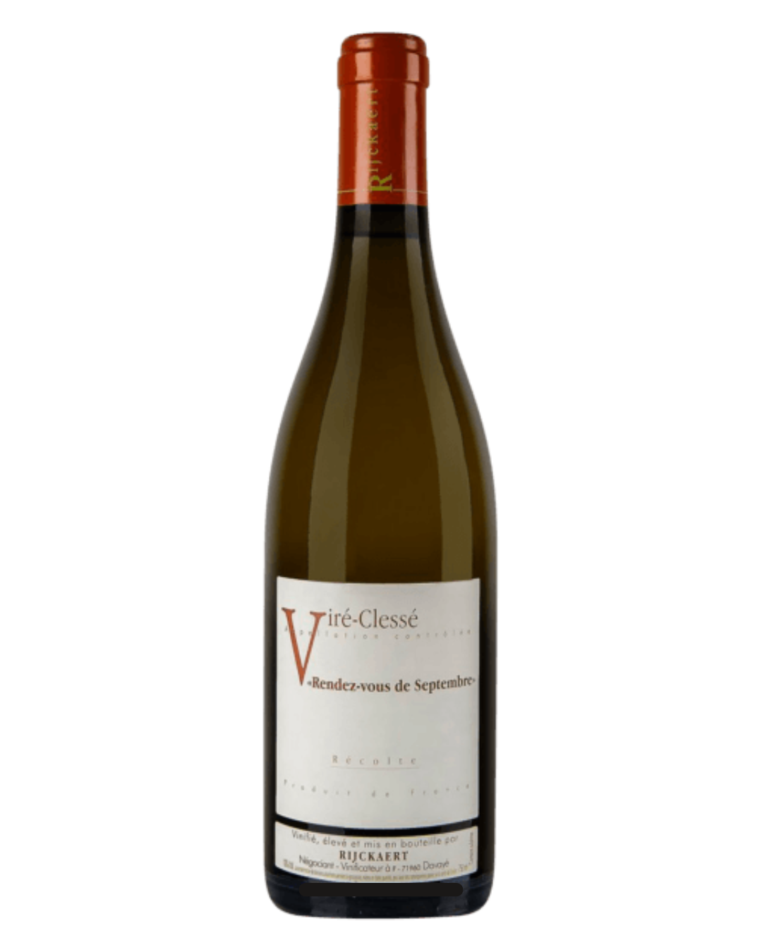 Vins Rijckaert Viré-Clessé Rendez-Vous de Septembre Blanc