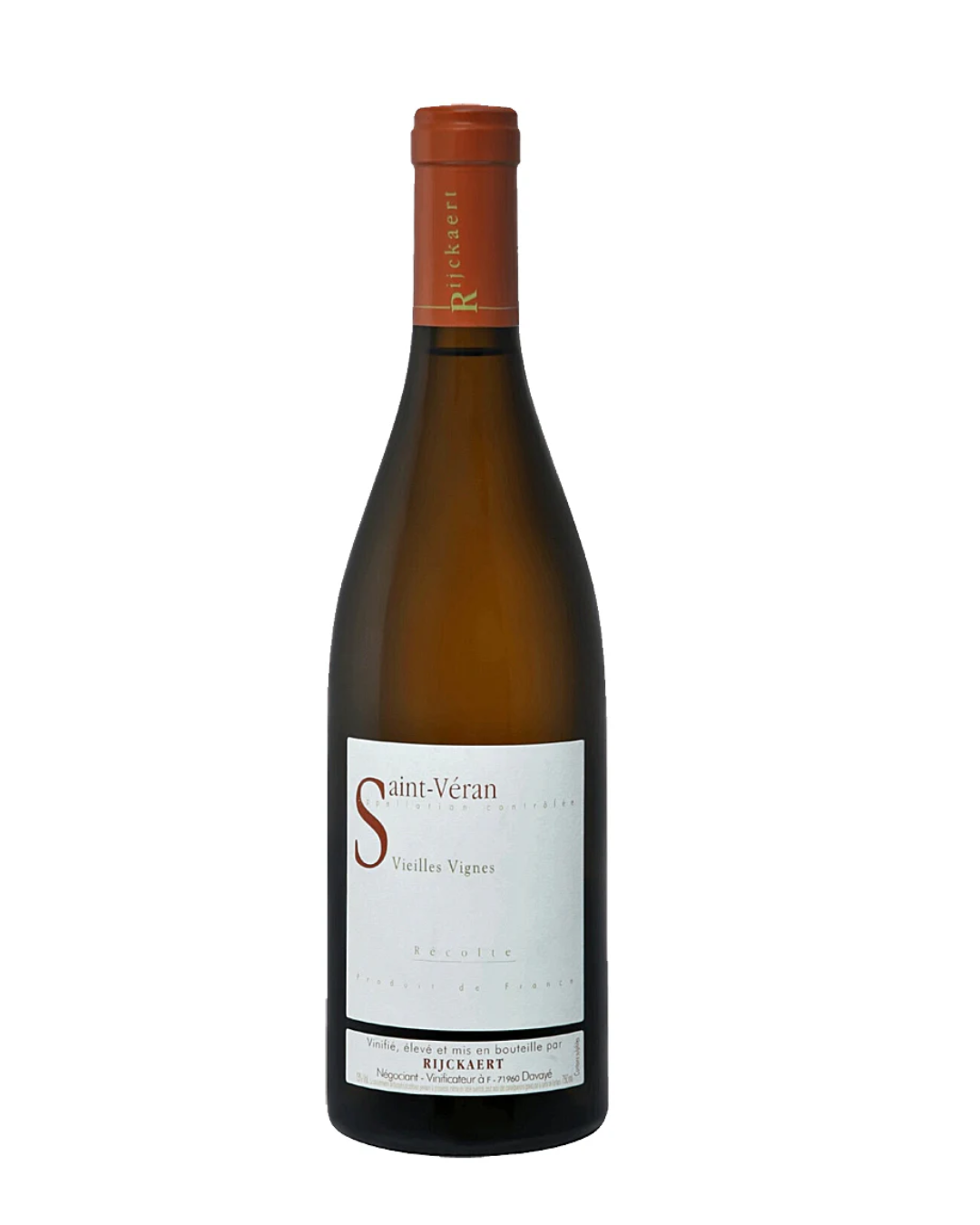 Vins Rijckaert Saint-Véran Vielles Vignes Blanc
