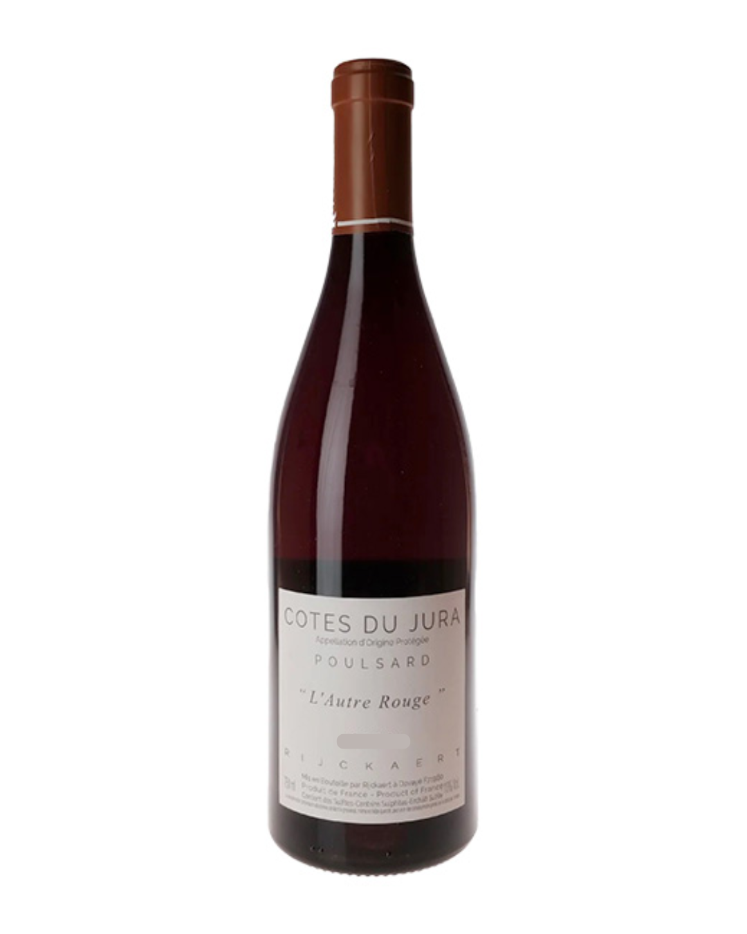 Vins Rijckaert Côtes du Jura L'Autre Rouge Poulsard Rouge